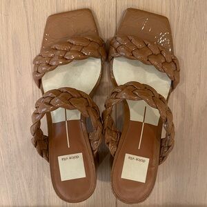 Dolce Vita Brown Braided Women's Sandals